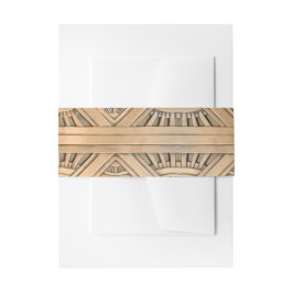 Cintas Para Invitaciones Boda de Oro Antiguo