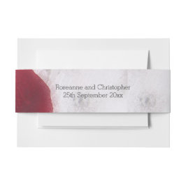 Cintas Para Invitaciones Boda de Petales Rosas de los Anillos de Oro