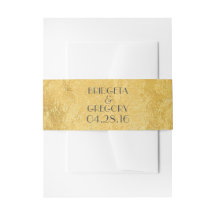 boda de Relieve metalizado dorado