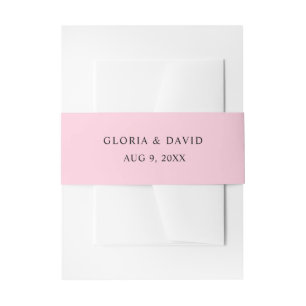 Cintas Para Invitaciones Boda de rosas rosadas