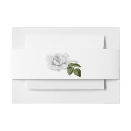 Cintas Para Invitaciones Boda de rosas y helechos blancos