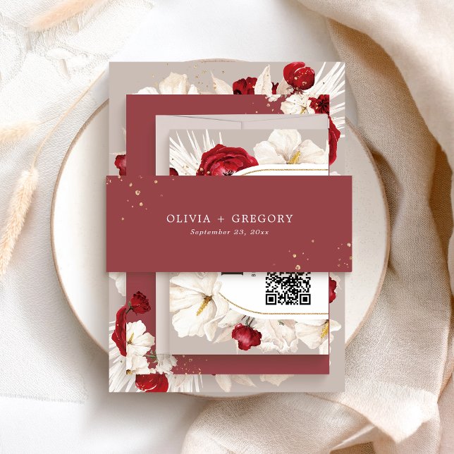 Cintas Para Invitaciones Boda de rubí rojo  (Subido por el creador)