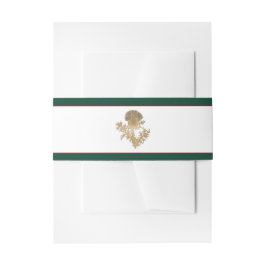 Cintas Para Invitaciones Boda de Thistle Dorado
