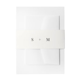 Cintas Para Invitaciones Boda de Tipografía Moderna Minimalista