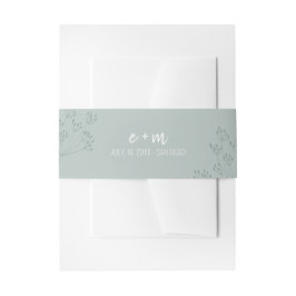 Cintas Para Invitaciones Boda de vegetación de primavera