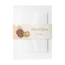 Cintas Para Invitaciones boda de vegetación floral terracota