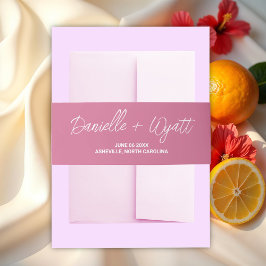 Cintas Para Invitaciones Boda de verano italiano moderno