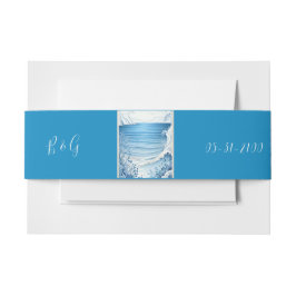 Cintas Para Invitaciones boda de vibración de la costa azul