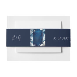 Cintas Para Invitaciones boda de vibración de la costa azul y blanca