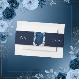 Cintas Para Invitaciones boda de vibración de la costa azul y blanca