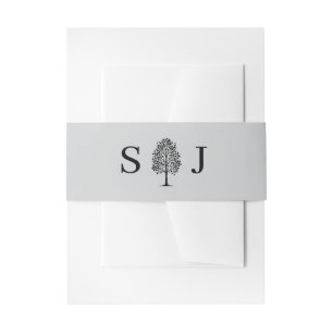 Cintas Para Invitaciones Boda del árbol de arce gris
