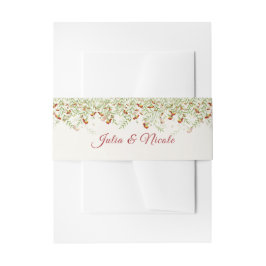 Cintas Para Invitaciones Boda del follaje marino amarillo anaranjado