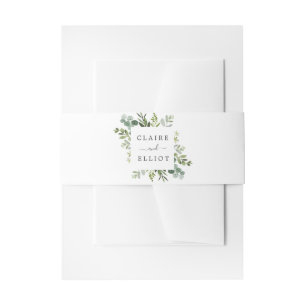 Cintas Para Invitaciones Boda del follaje verde Eucalyptus