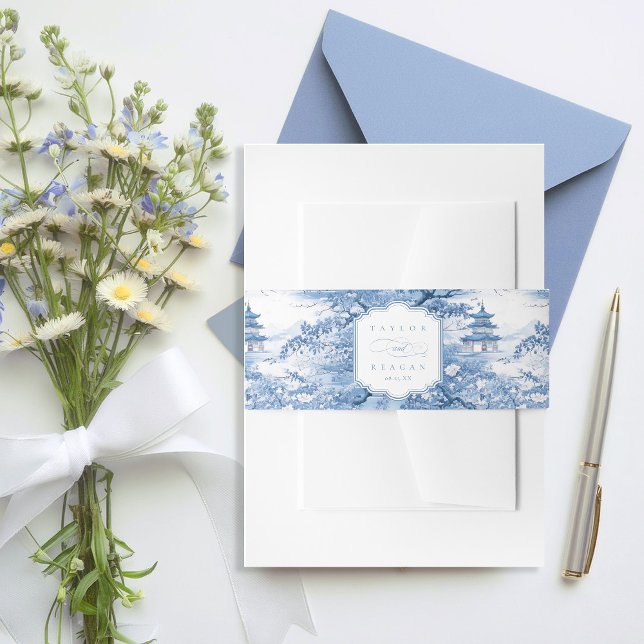 Cintas Para Invitaciones Boda del patrón Chinoiserie ID1094 (Subido por el creador)