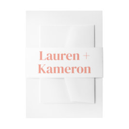 Cintas Para Invitaciones Boda Detalles Belly de invitación a boda moderna