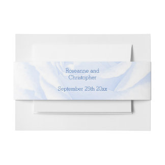 Cintas Para Invitaciones Boda Diseño Rosa Azul Coloreado