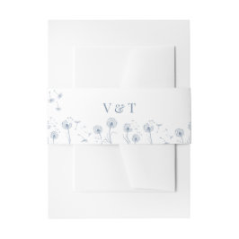 Cintas Para Invitaciones Boda elegante de floral blanca