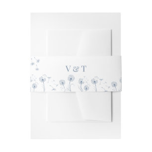 Cintas Para Invitaciones Boda elegante de floral blanca