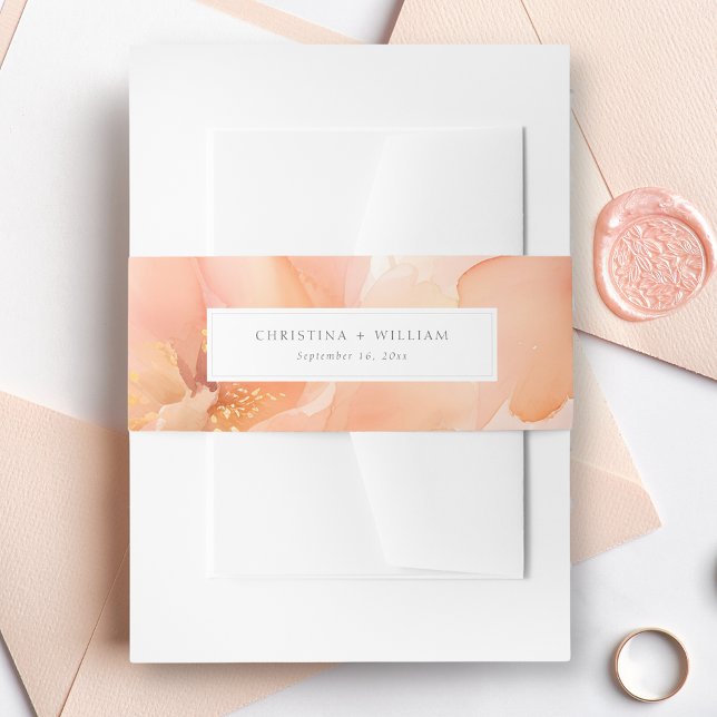 Cintas Para Invitaciones Boda elegante de flores (Subido por el creador)