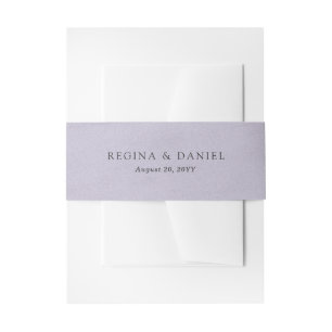 Cintas Para Invitaciones Boda elegante de la lavanda