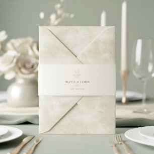 Cintas Para Invitaciones Boda en el Jardín Secreto de un Château Francés