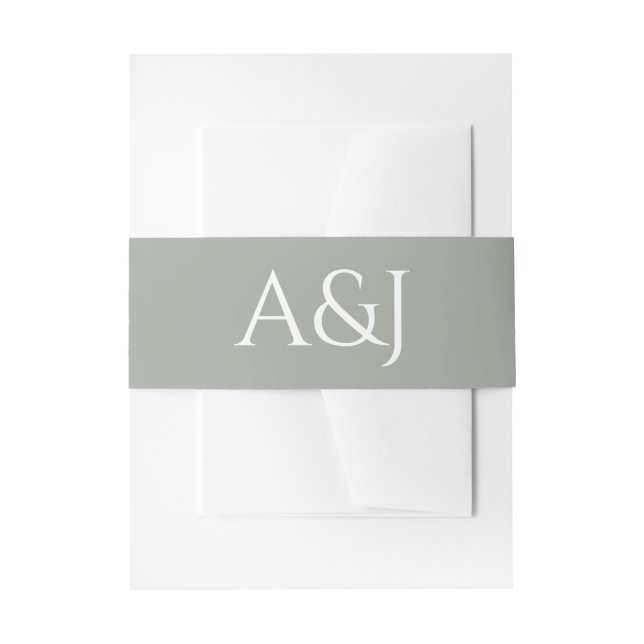 Cintas Para Invitaciones Boda en el prado del bosque (Anverso Ejemplo)