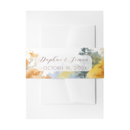 Cintas Para Invitaciones Boda en la Montaña Brumosa