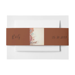 Cintas Para Invitaciones boda étnico beige