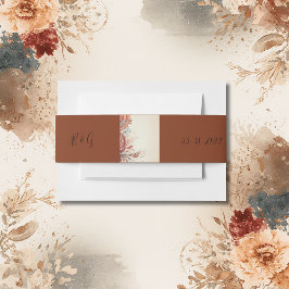 Cintas Para Invitaciones boda étnico beige