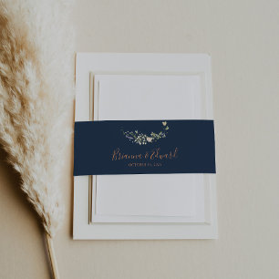 Cintas Para Invitaciones Boda Fall Garden Wildflower