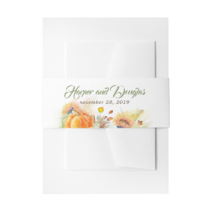 Cintas Para Invitaciones Boda Fall Harvest