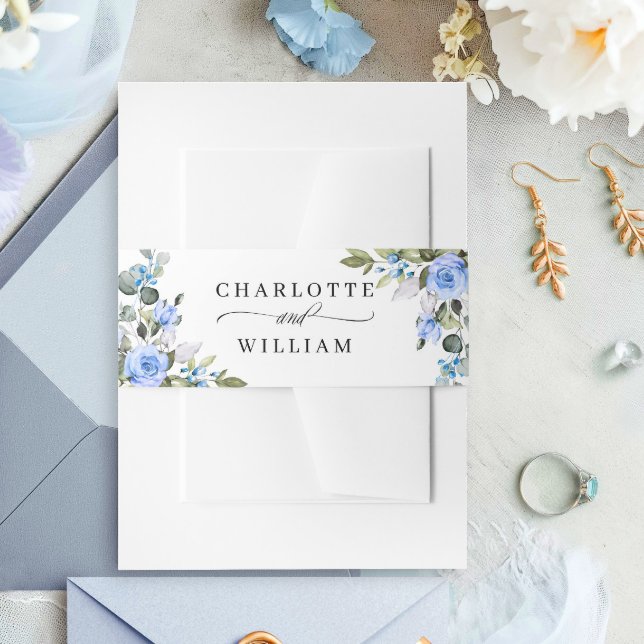 Cintas Para Invitaciones Boda floral acuática Eucalyptus Greenery (Subido por el creador)