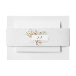 Cintas Para Invitaciones Boda floral bohemio romántico