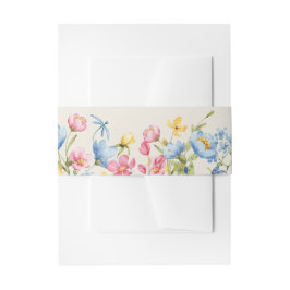 Cintas Para Invitaciones Boda floral boho