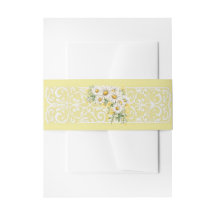 Boda floral de encaje y margaritas vintage