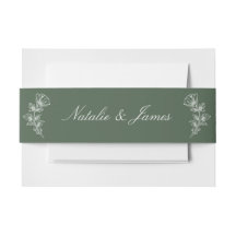 Boda Floral Esmeralda Verde Jardín Dinero Antiguo