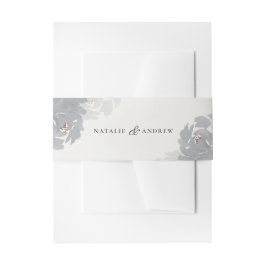 Cintas Para Invitaciones Boda floral pintada a mano moderna