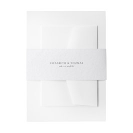 Cintas Para Invitaciones Boda Formal Clásica Moderna Perla