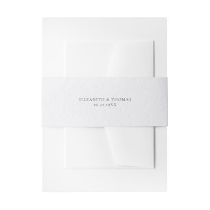 Cintas Para Invitaciones Boda Formal Clásica Moderna Perla