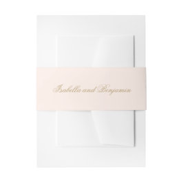 Cintas Para Invitaciones Boda Formal Elegante Rosa Clásico Tradicional