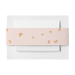 CINTAS PARA INVITACIONES BODA GOLDEN BUTTERFLIES