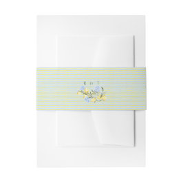 Cintas Para Invitaciones Boda Iniciales Pastel Mediterráneo Acuarela