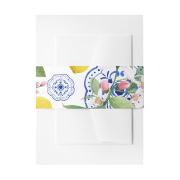 Cintas Para Invitaciones Boda Italiana Baldosa Siciliana Limón