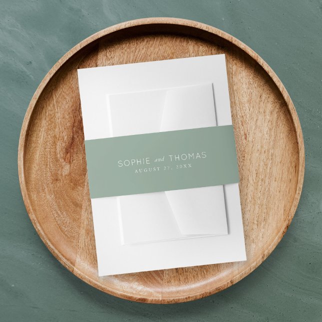 Cintas Para Invitaciones Boda Light Sage (Subido por el creador)