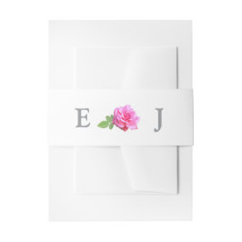 Cintas Para Invitaciones Boda minimalista clásica de rosa rosa
