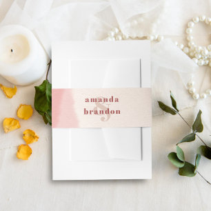 Cintas Para Invitaciones Boda minimalista de dos pares de caracteres en neg