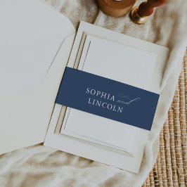 Cintas Para Invitaciones Boda Minimalista elegante