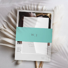Cintas Para Invitaciones Boda minimalista elegante