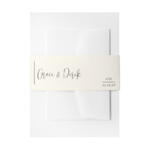 Cintas Para Invitaciones Boda moderna de Grace Ivory