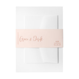 Cintas Para Invitaciones Boda moderna de Grace Peach